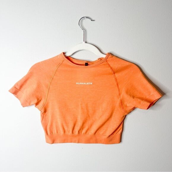 Alphalete OG Revival Orange Crop Top - Picture 2 of 7